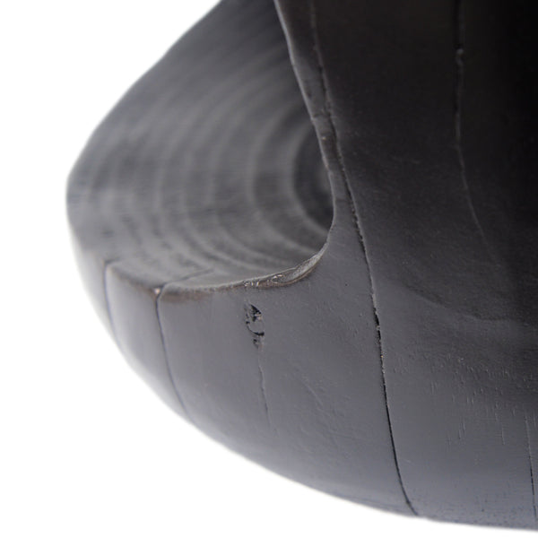 MGO Hollow Side Table with Wood-like Texture