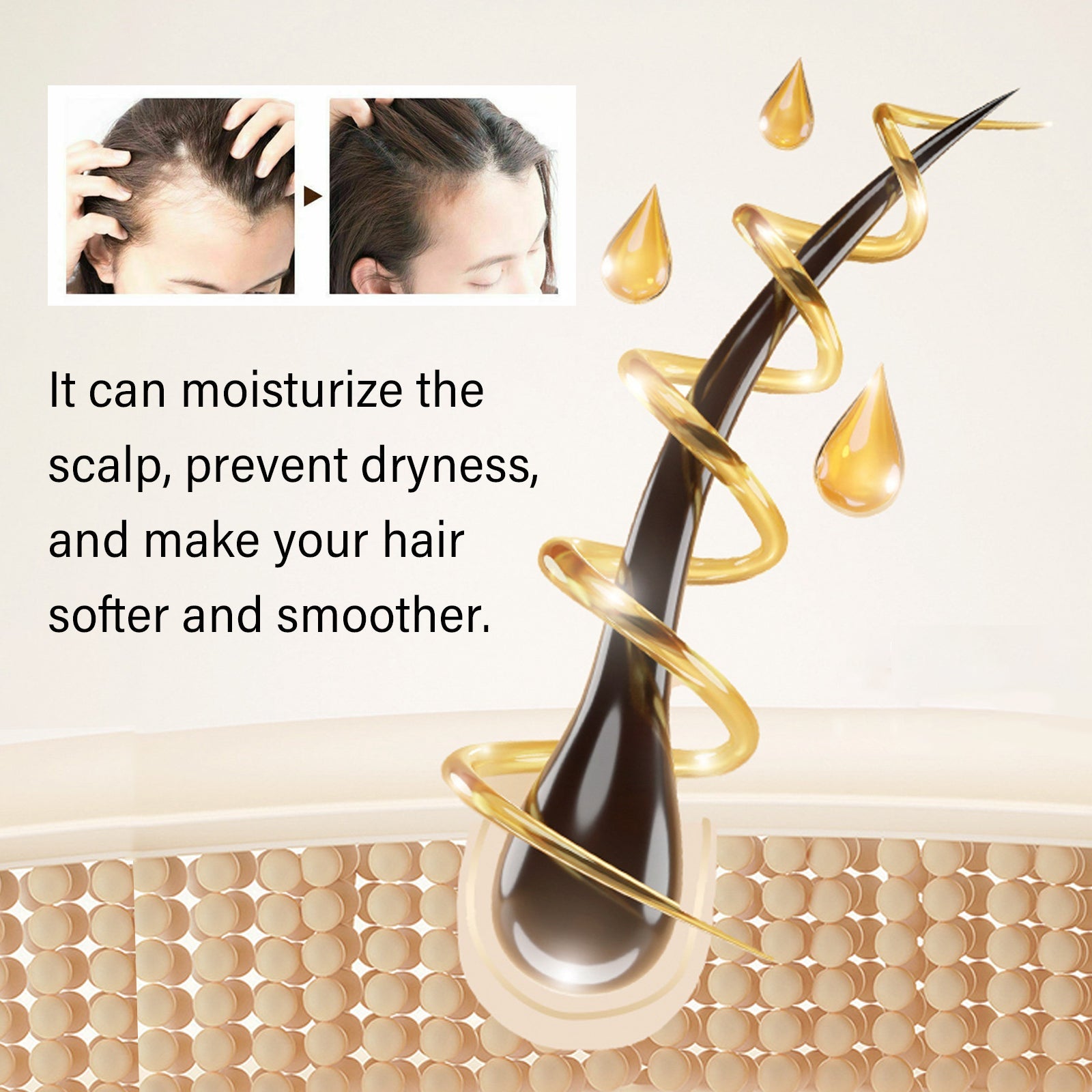 Amla Anti Hair Thinning Shampoo, Scalp Cleanness Moist Smooth Shiny Hair, Dense Hair Wash Protect Suits