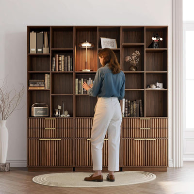 Electric Height Adjustable Desk 48 Inches Bookcase