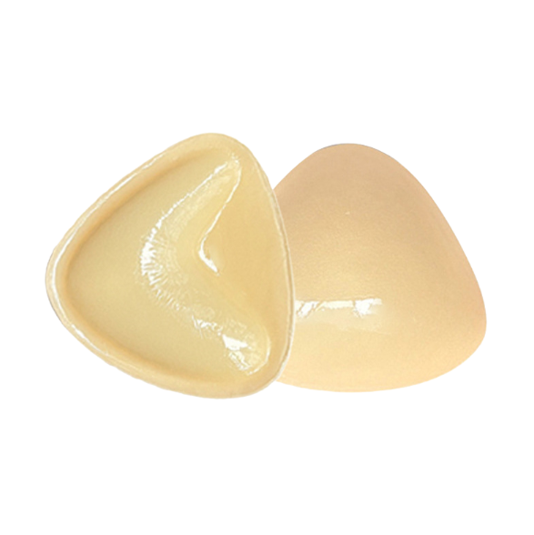 Triangle V-shaped thickened sponge chest patch small chest display large female double-sided self-adhesive chest pad