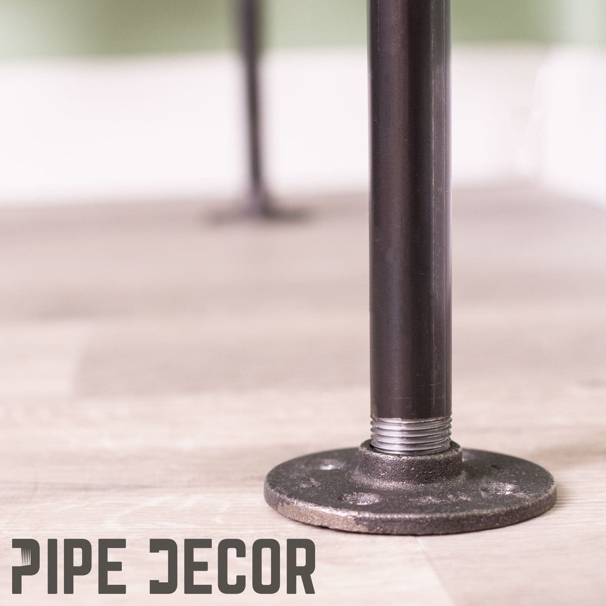 Wall And Floor Mounted Clothing Rack By PIPE DECOR
