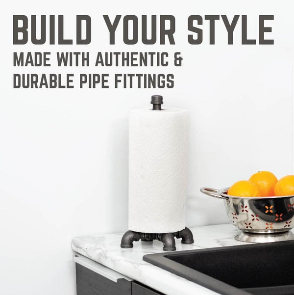 Paper Towel Holder By PIPE DECOR