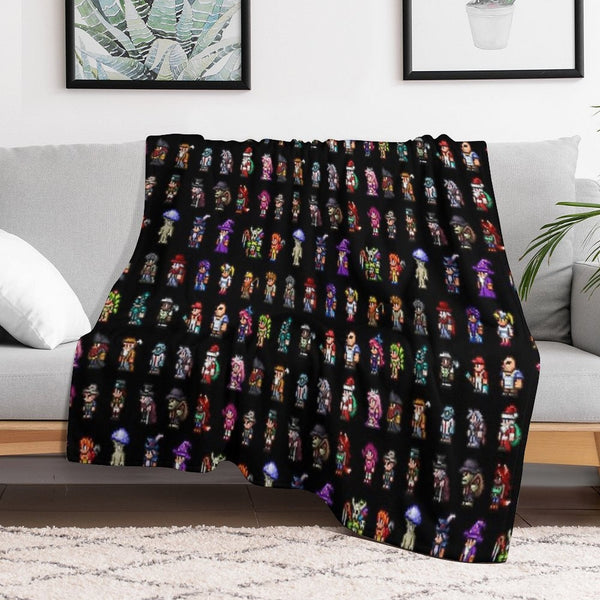 Terraria NPCs Versatility Throw Blanket