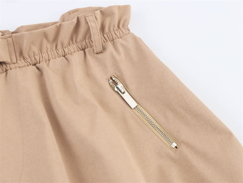 Summer new fashionable and versatile balloon version casual shorts