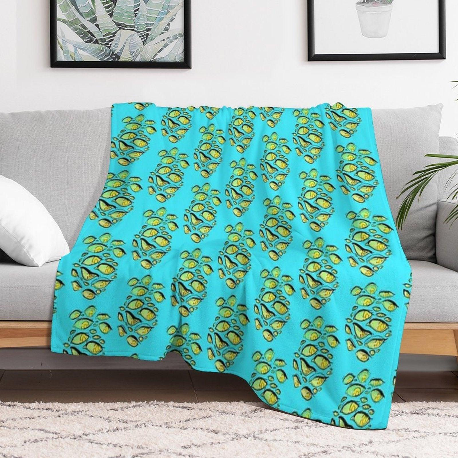 Eyes Throw Blanket