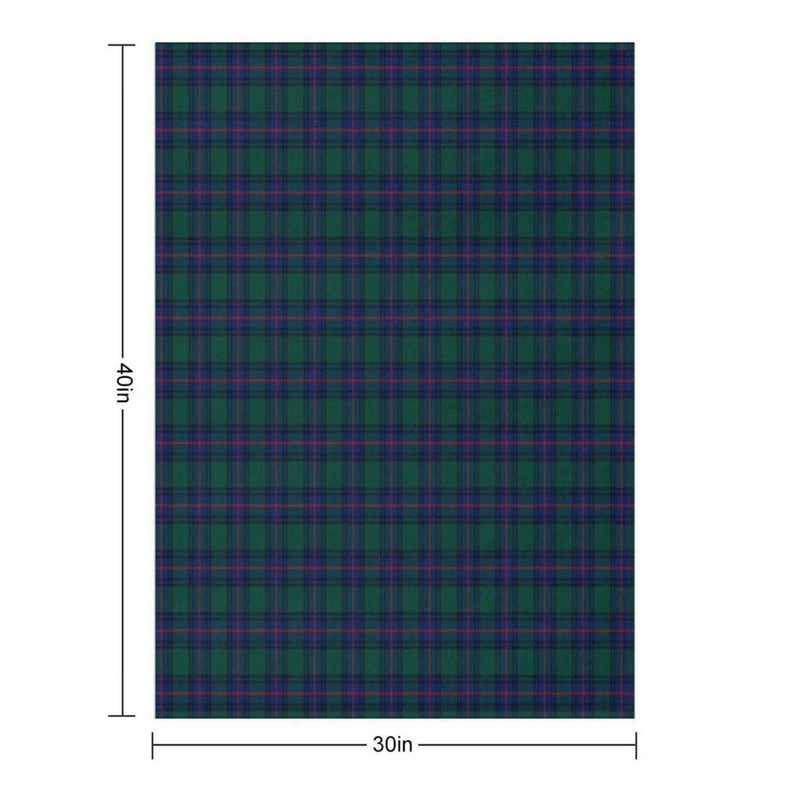 Clan Shaw Tartan Throw Blanket