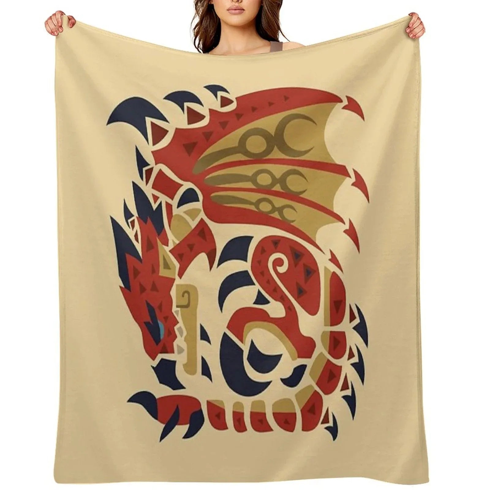 Rathalos Throw Blanket
