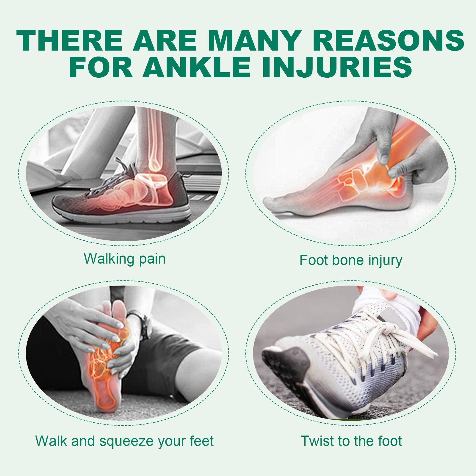 Self-Adhesive Sports Bandage Wrap, Prevent Running Sports Sprain Protection Ankle Joint Ankle Bandage