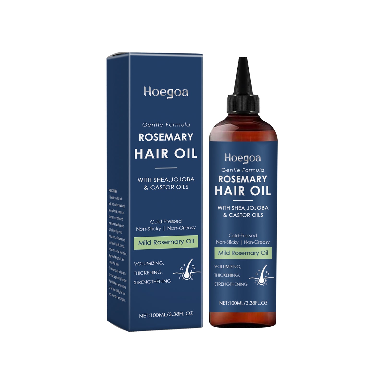 Rosemary Hair Care Oil Nourishes, Strengthens, Smoothes And Improves Scalp Massage Treatment Essence