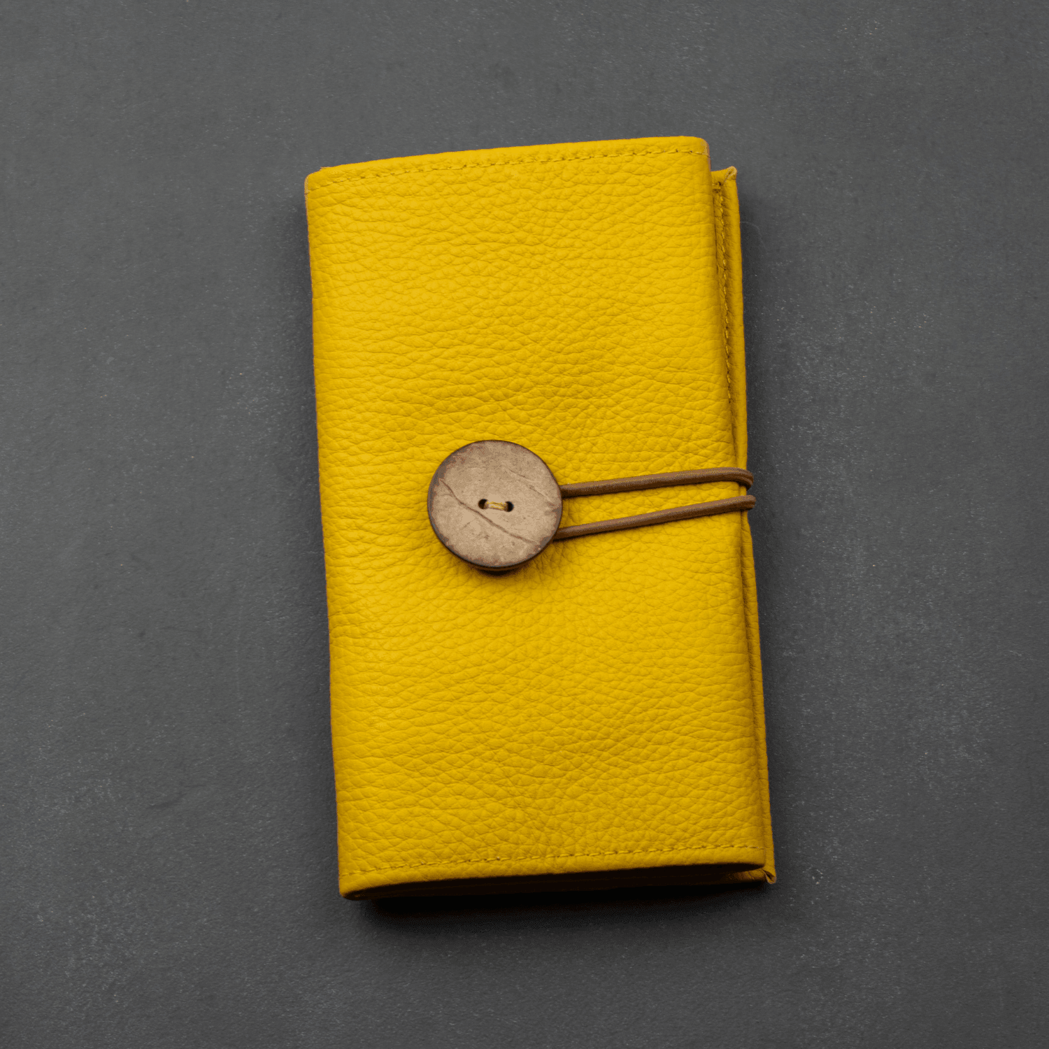 Leather Yellow Travel Tech Organizer - Riverside