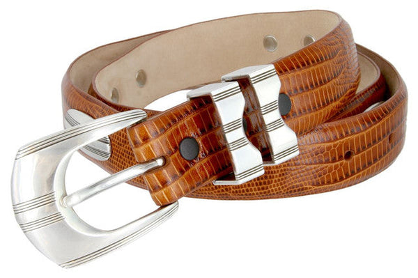 81208143 Italian Calfskin Genuine Leather Designer Dress Golf Belt 1-1/8