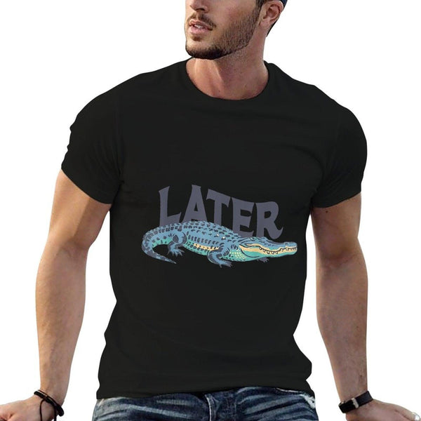 Funny Later Gator Sarcastic Saying  Polyester Blend T-Shirt