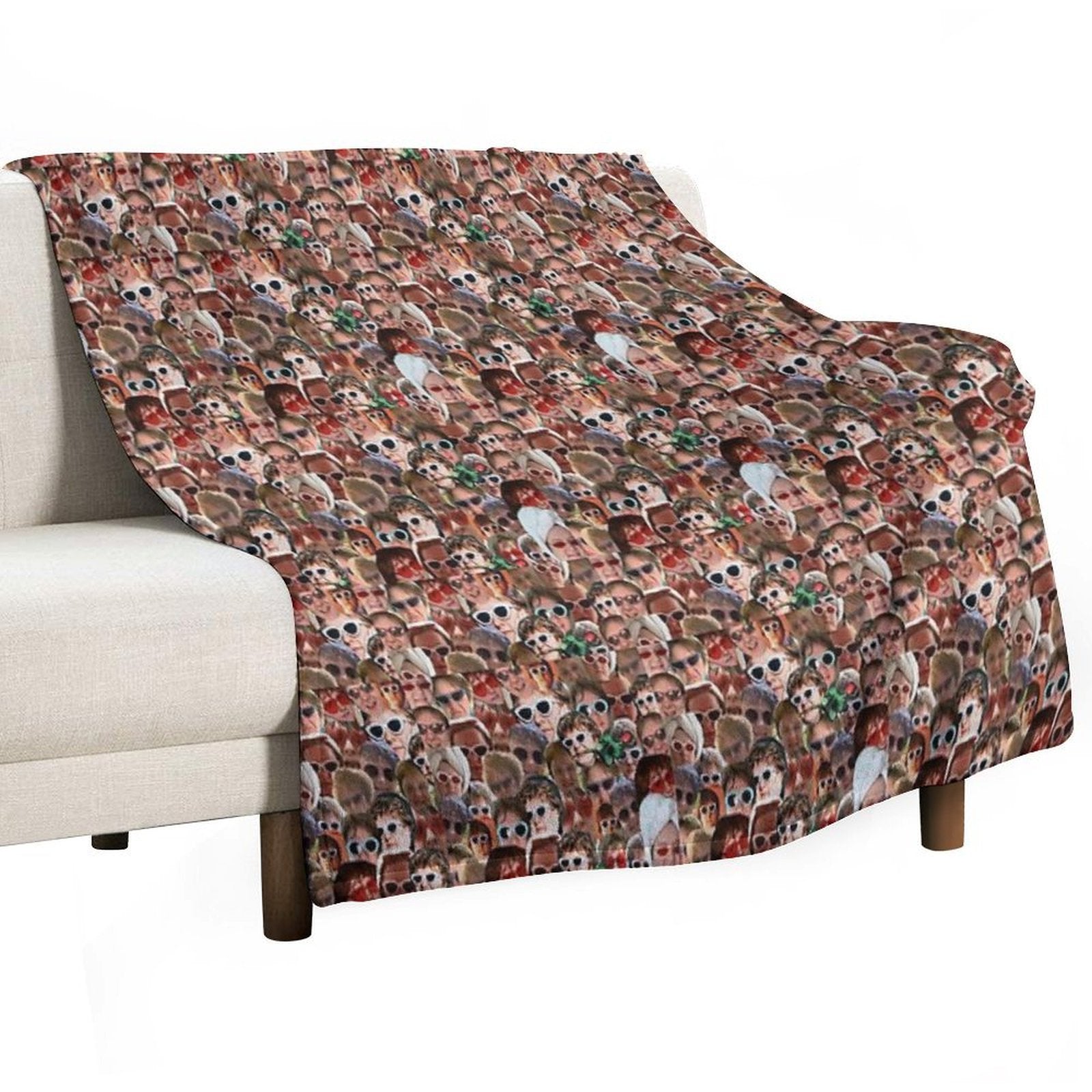 Lewis Capaldi Collage Repeat Print Anti-pilling Throw Blanket