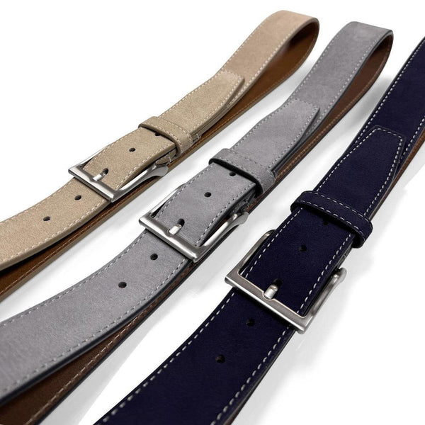 41104 Genuine Suede Leather Casual Jeans Belt