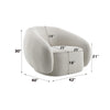 Isabel Swivel Chair - Beige