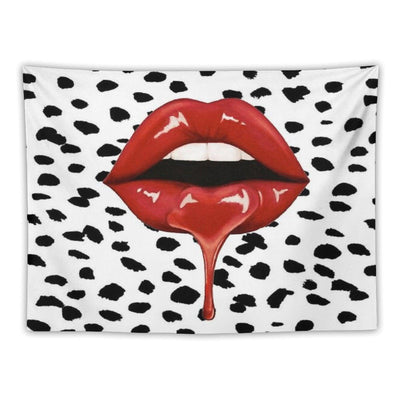 Drippy Lips Tapestry