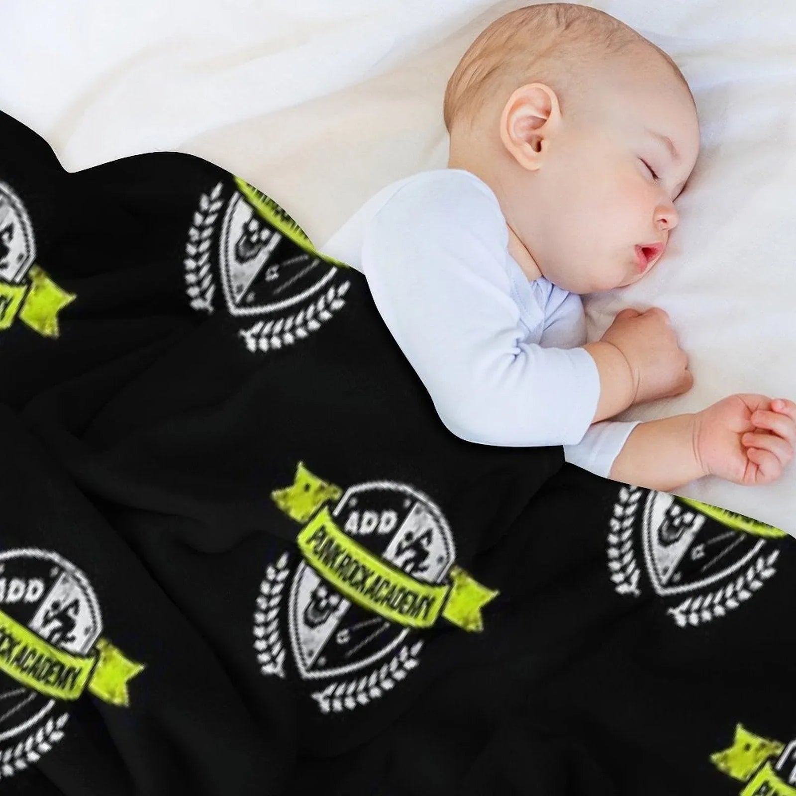 Punk Rock Academy Throw Blanket