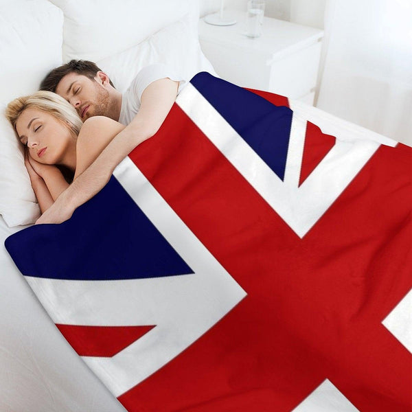 Union Jack Flag of The UK Throw Blanket