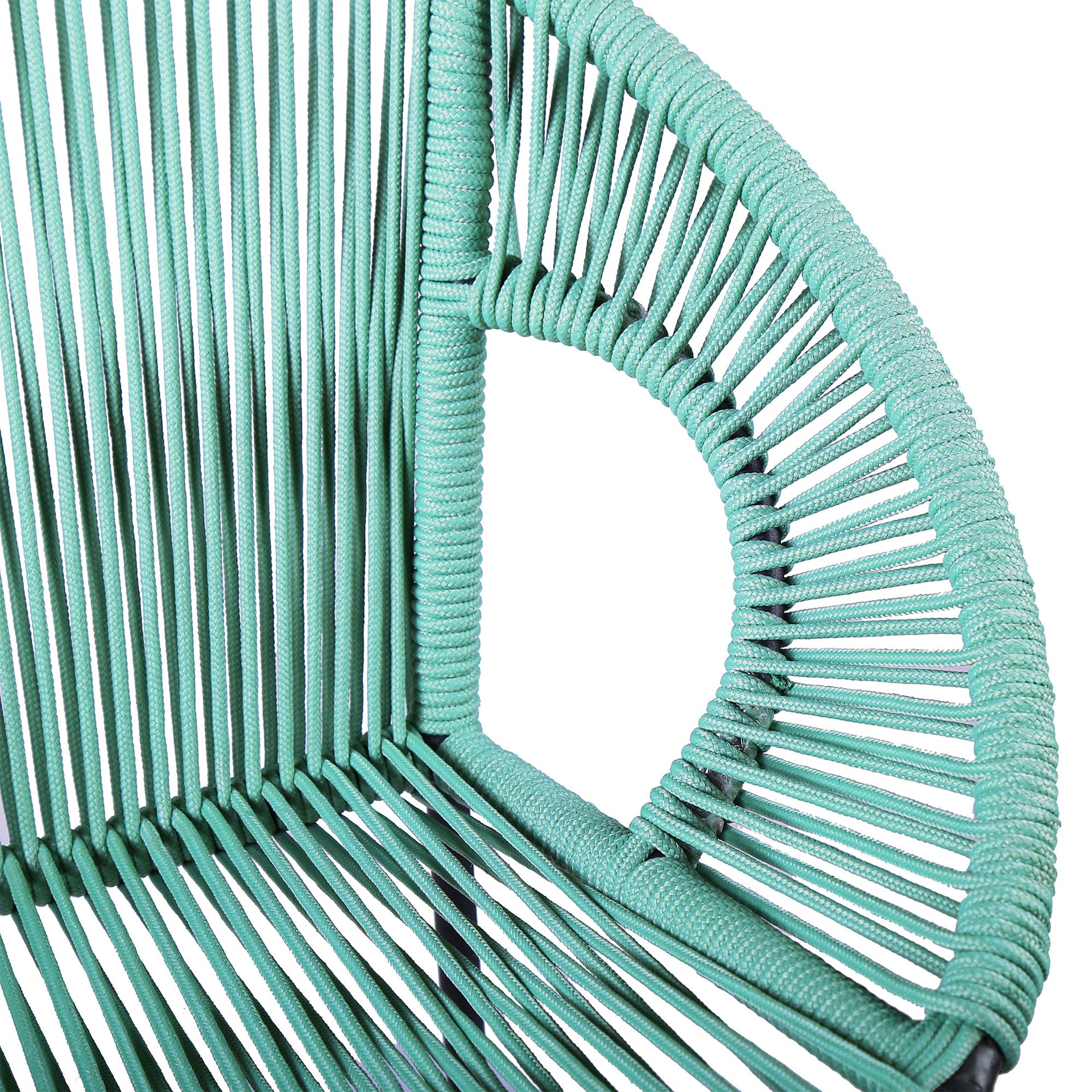 Acapulco 30' Indoor Outdoor Steel Bar Stool with Wasabi Rope