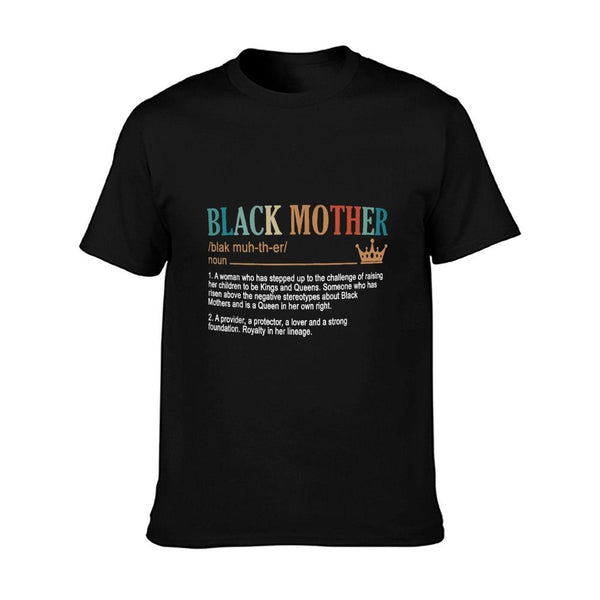 Black Mother Definition African American Mom Mother's Day T-Shirt