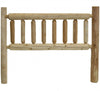 Natural Cedar Log Twin Headboard