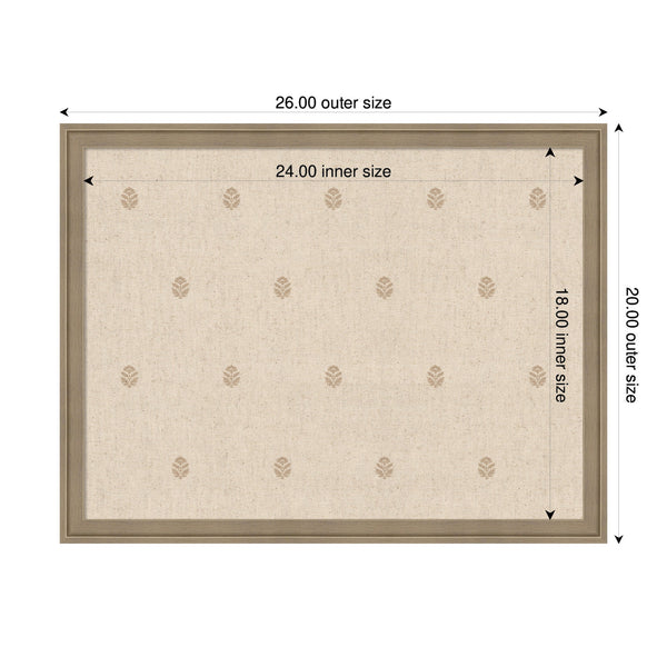 Pinboard Beige Botanical Block Print