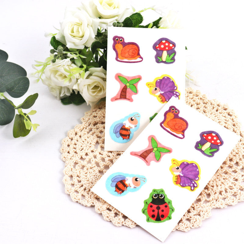 [120 pieces] Shield essential oil fragrance sticker non-woven fabric sticker adult and children silicone non mosquito repellent wristband