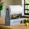 Farmhouse Kitchen Caddy & Paper Towel Holder