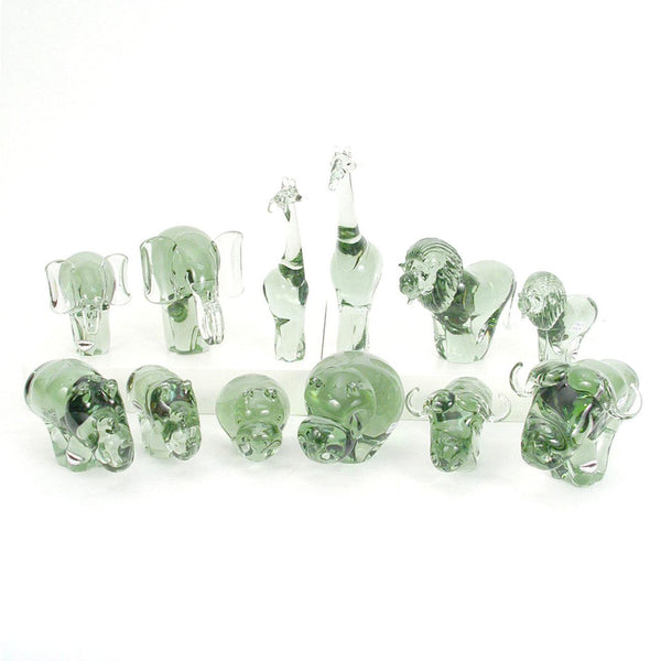 Recycled Glass Elephant