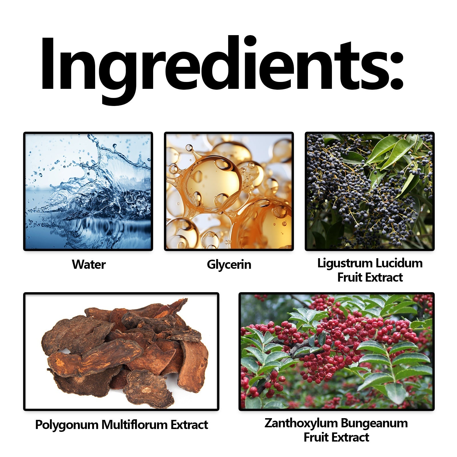 Hair Boost Spray, Strong Hair Solid Hair Moisturizing Scalp Hair Roots Beard Hair Care Spray