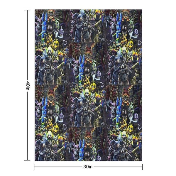 FNAF - The Night Shift Throw Blanket