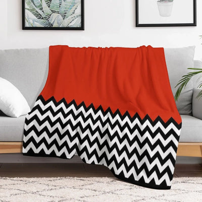 Black Lodge (Twin Peaks) Inspired Graphic Throw Blanket