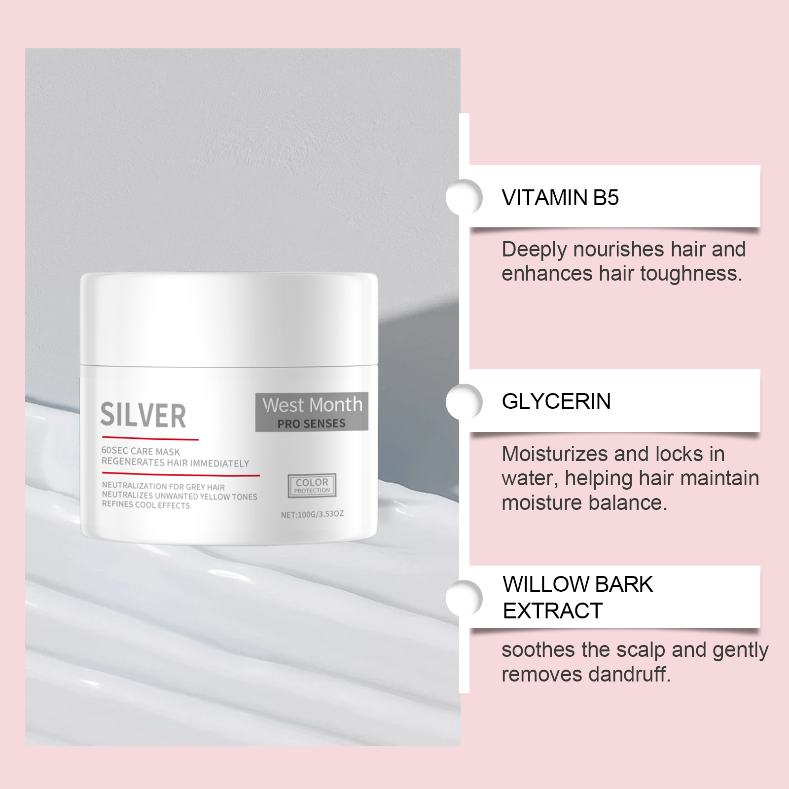 Hair Treatment Hair Mask Repair Dry And Frizzy Hair Moisturizing And Smoothing Hair Treatment