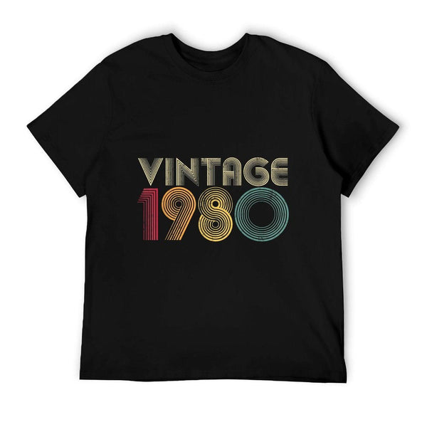 40th Birthday Gift 1980 Vintage Retro Men Women 40 Years Old  Quick-drying T-Shirt