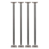3/4 in. x 24 in. Square Flange Pipe Table Legs - 4 Pack