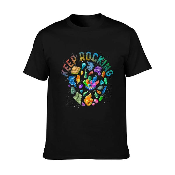Colorful Rock Collector Earth Scientist Gift Funny Geology T-Shirt