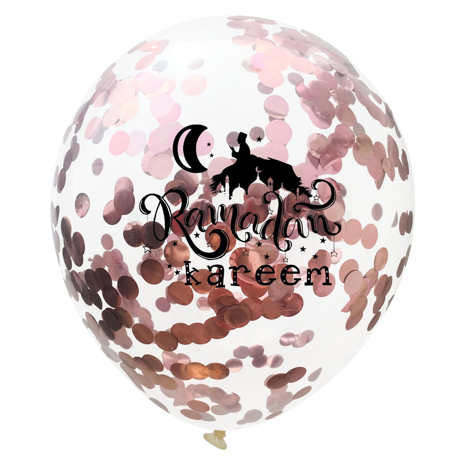 Moon Castle Party Celebrates Latex Balloon Transparent Paper Shard Glitter Balloon Set