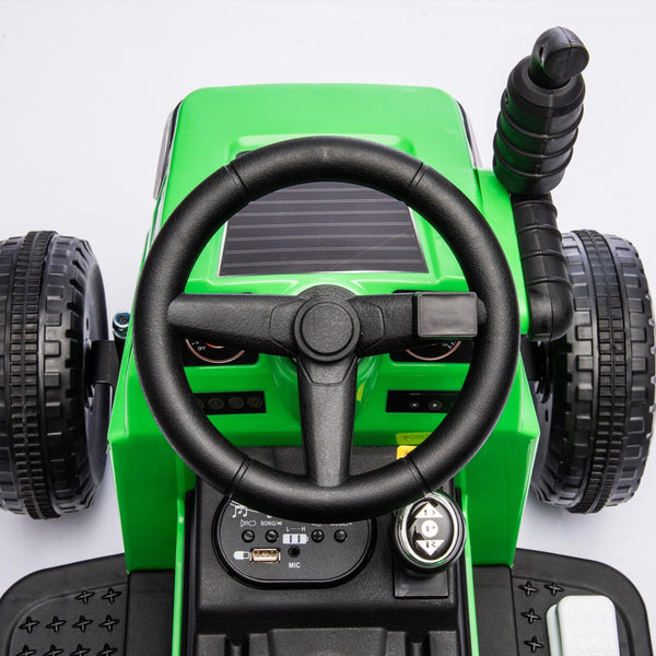 12V children ride the electric tractor 