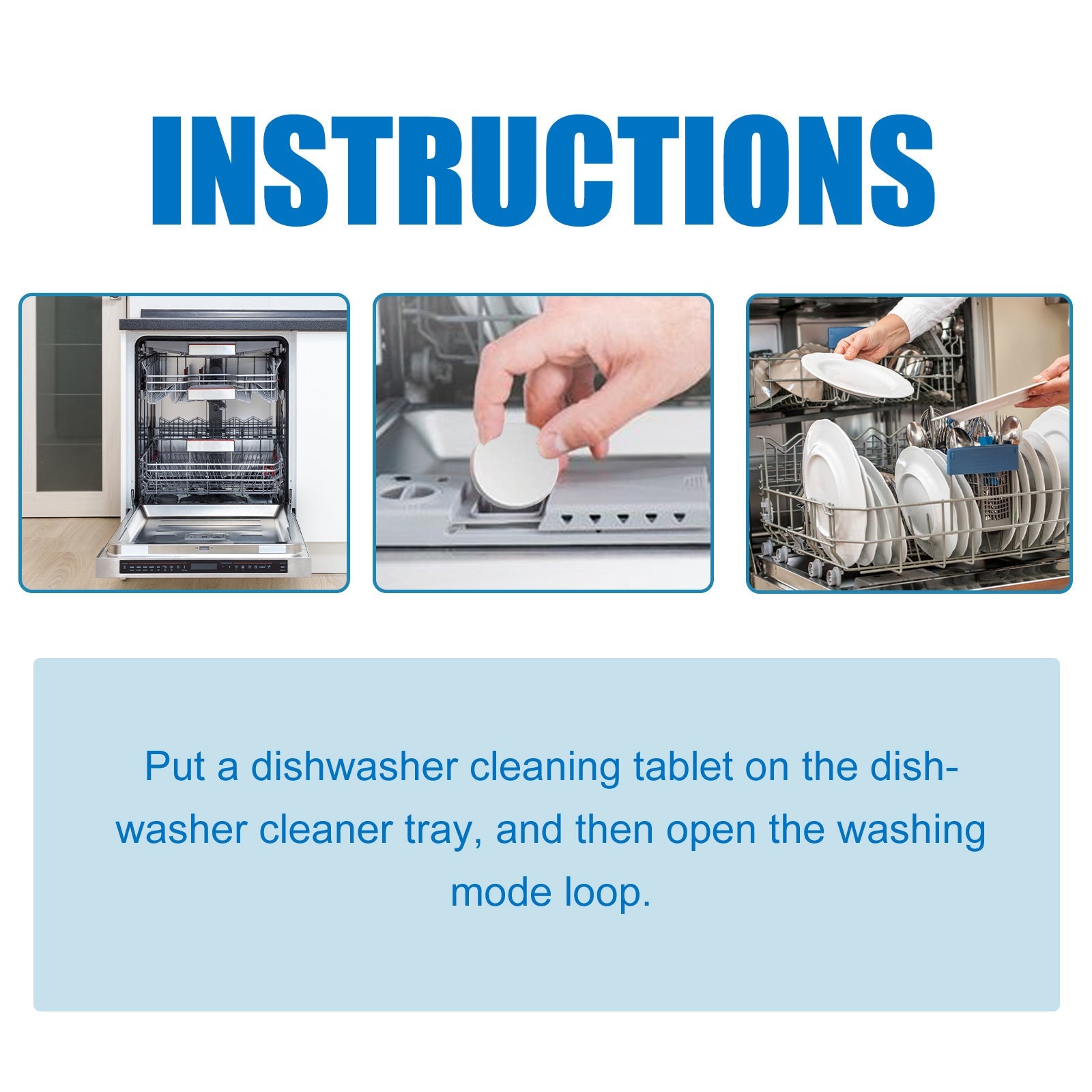 Dishwasher Cleaner, Clean Oil And Scale Desalting Odor Kitchen Tableware Care Cleaner