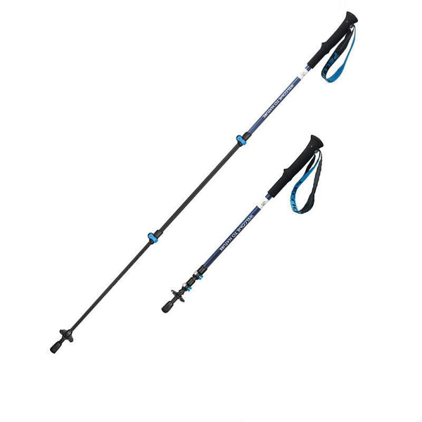 Climbing cane Outdoor telescopic cane Carbon fiber anti slip climbing and hiking folding cane