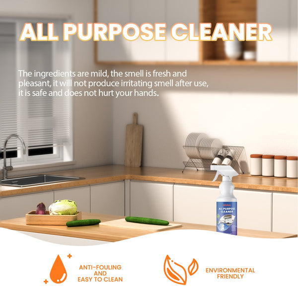 All Purpose Cleaner, Kitchen Range Hood Tile Wall Stubborn Oil Multi-Functional Detergent Detergent