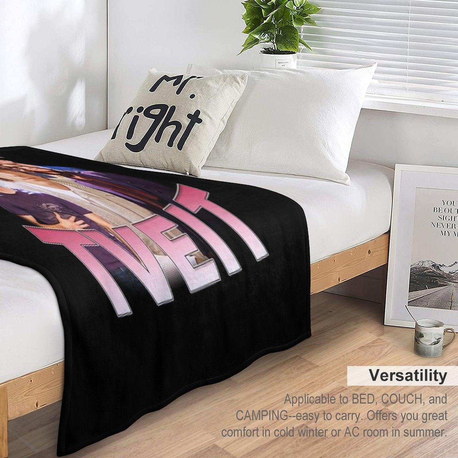 Aaron Tveit Retro Throw Blanket