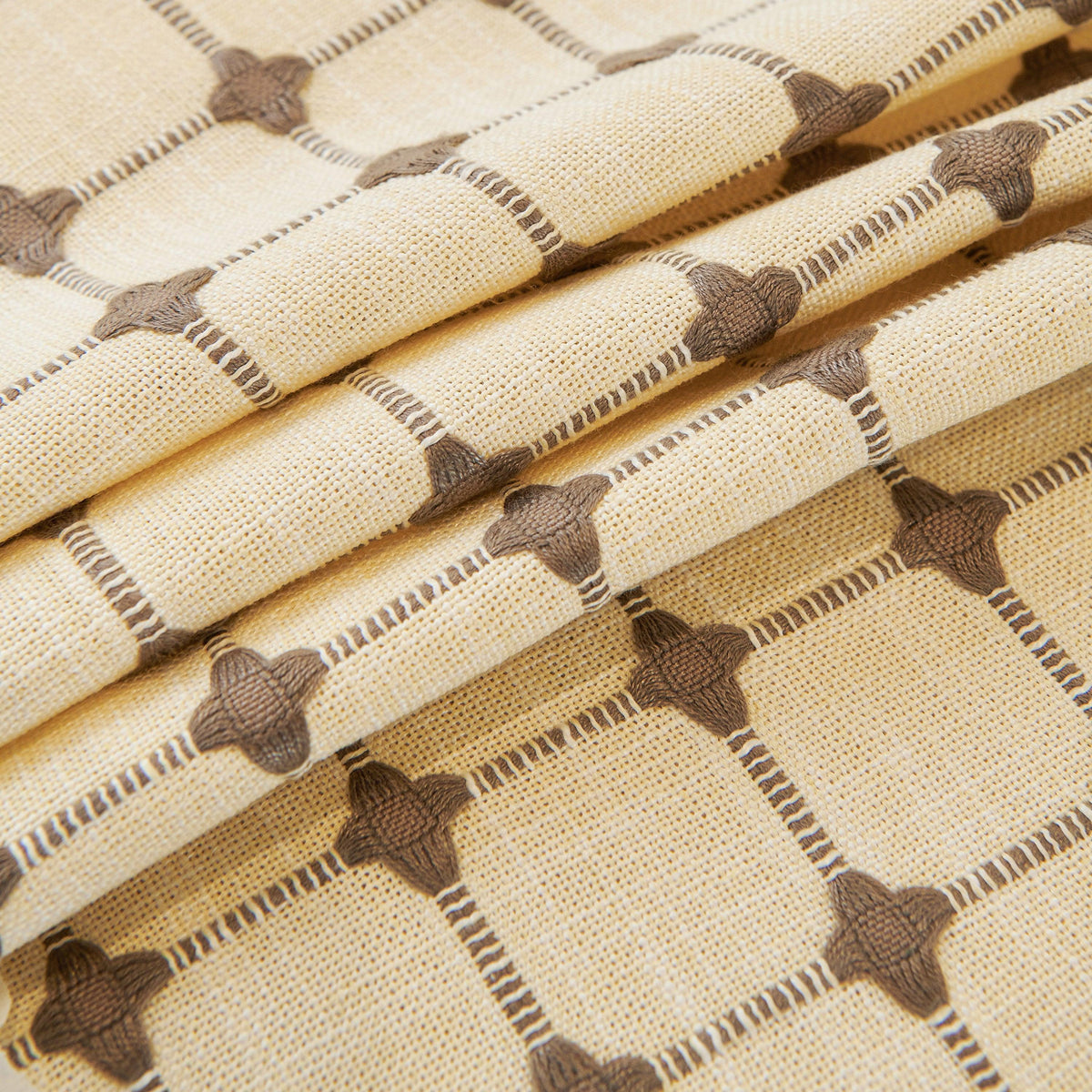 Grid Textured Sofa Cover with Sheer Ruffle Skirt, Pet-Friendly Sofa Throw Slipcover