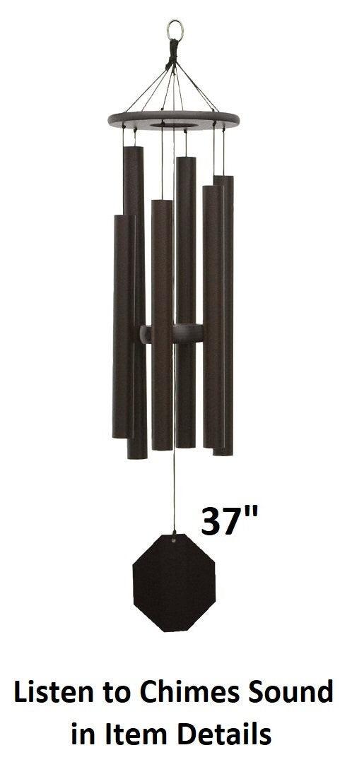 Amish Handmade Wind Chimes 37”–53” – Deep Tone Aluminum Outdoor Chimes