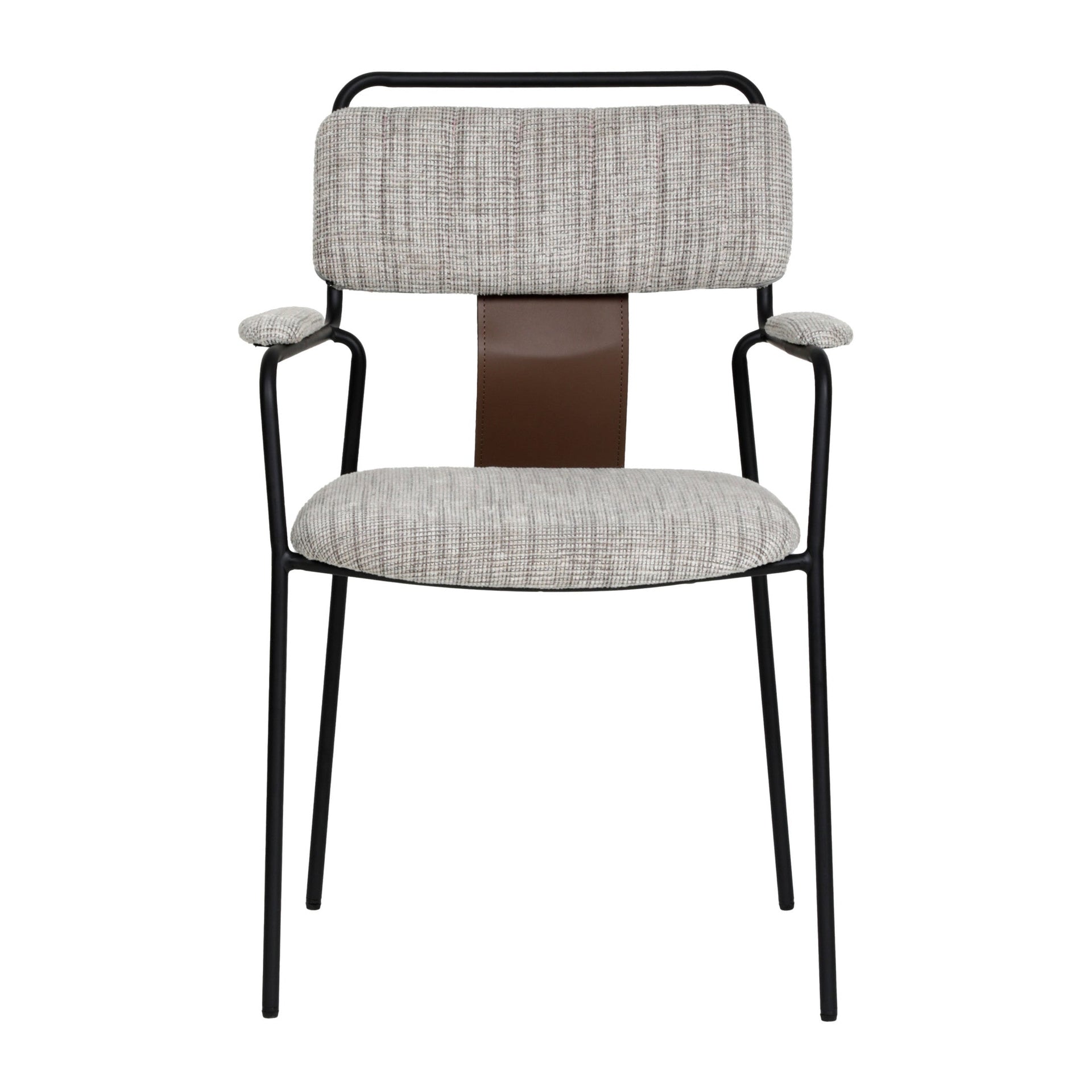 Couva Dining Chair (Set of 2) Gray Tweed