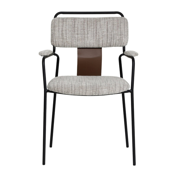 Couva Dining Chair (Set of 2) Gray Tweed