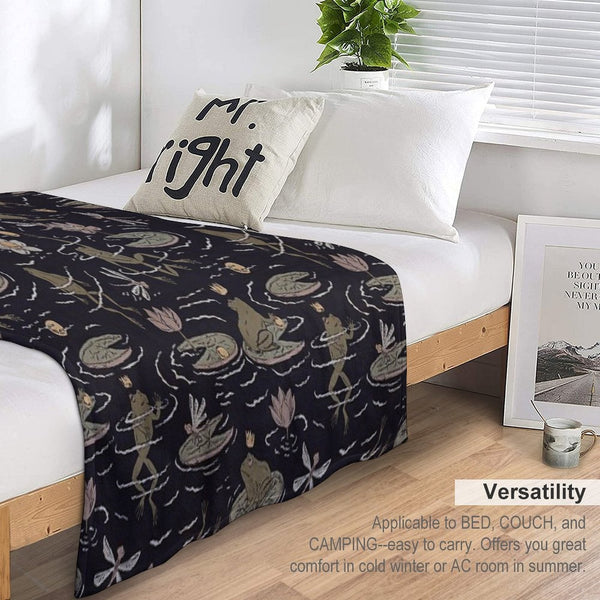 The Frog Prince Anti-pilling Throw Blanket