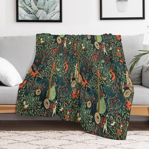 Whimsical Wonderland Throw Blanket