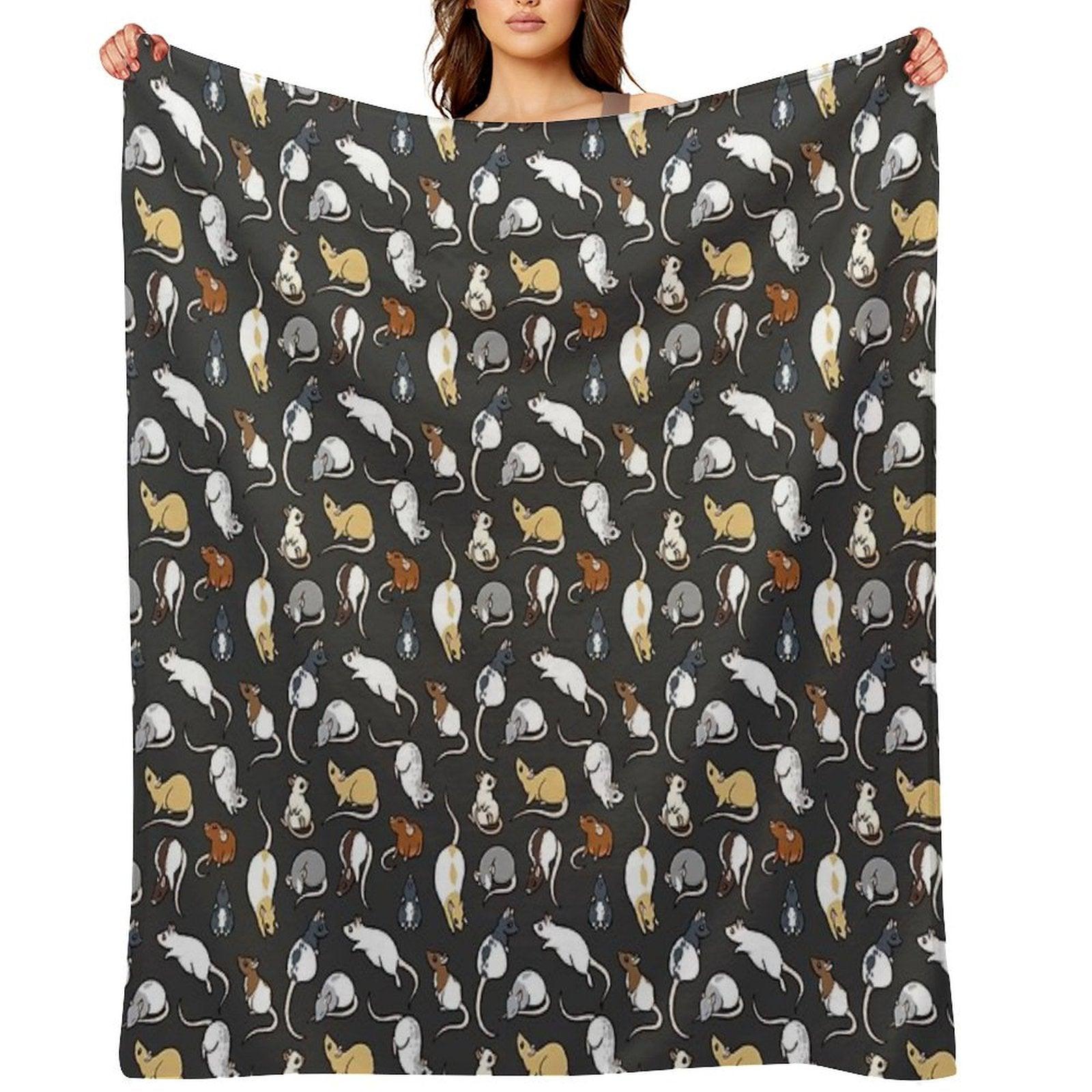 Rats Throw Blanket