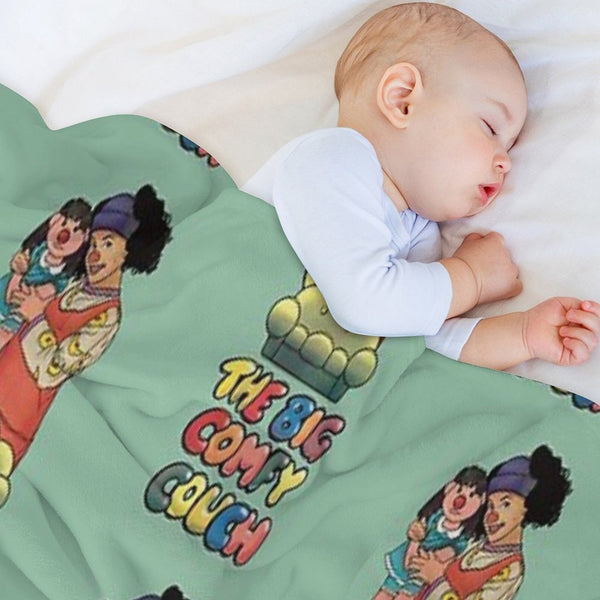 Loonette And Molly (The Big Comfy Couch) Machine-washable Throw Blanket